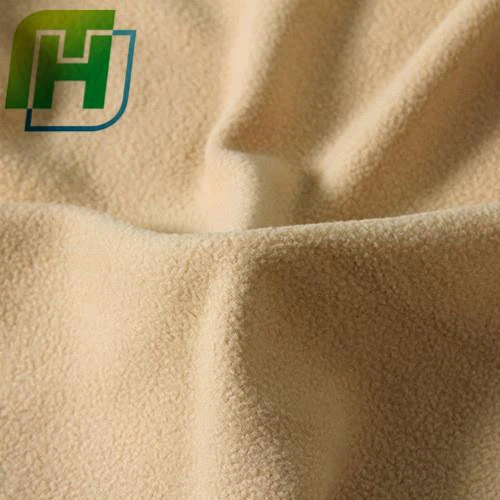 light grey polar fleece fabric 