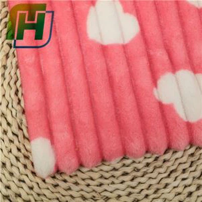 Minky Stripe Fleece matolarini chop eting