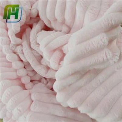 Yumshoq pushti minky chiziqli bolalar matosi OEKO-TEX