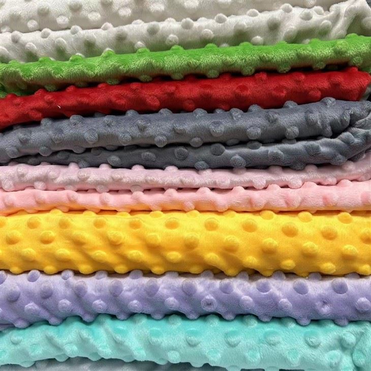 Minky Dots Fleece Fabric