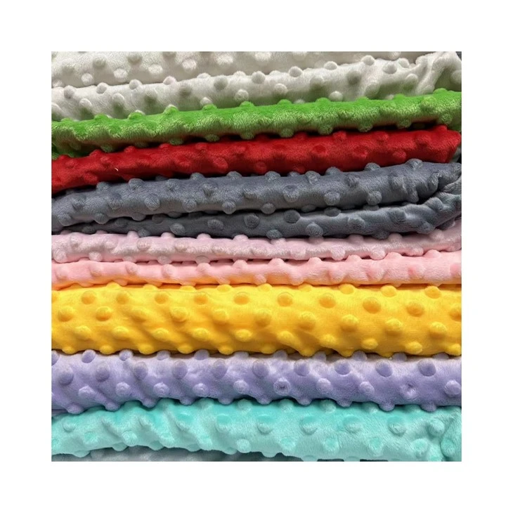 Minky Dots Fleece Fabric